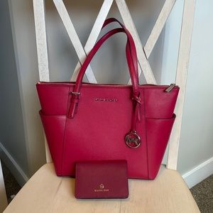 Michael Kors, Charlotte tote and wallet